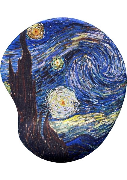 Shop - Yıldızlar Baskılı Bilek Destekli Mouse Pad