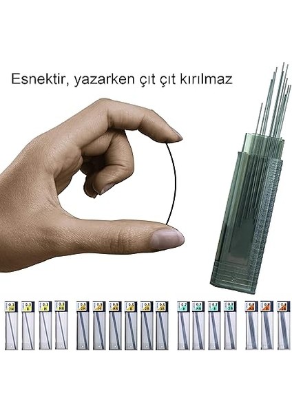 Leader Uç, 0,3mm 12UÇ,/TÜP Hb modelleri