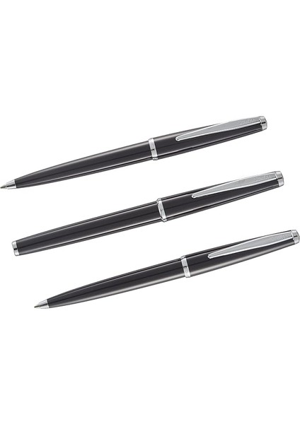 Vintage 33 Dolma Kalemtükenmez Kalemversatil Kalem Takım Siyah