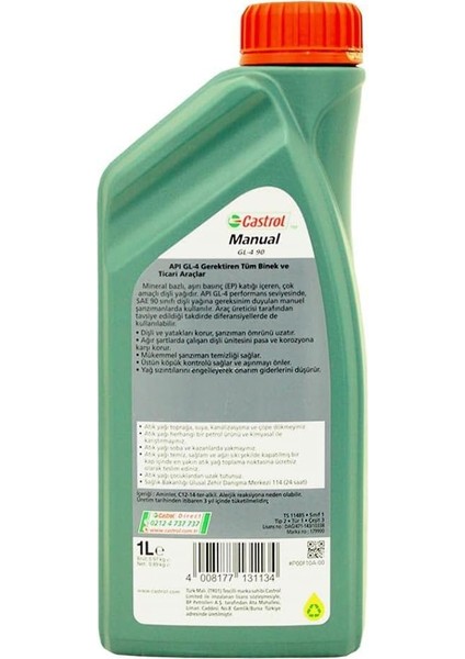 Manual Gl-4 90 1 Lt Manuel Transmisyon Yağı modelleri