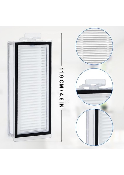 Hepa Filtre Için Roborock Q7 Max/ Q7 Max+/ Q7/ Q7+/ Q8 Max/ Q8 Max+/ Q5 Pro/ Q5 Pro+/ T8 Robot Elektrikli Süpürge Yedek Parça, Filtre Yıkanabilir ve Tekrar Kullanılabilir, Daha Güçlü Emiş fırsatları