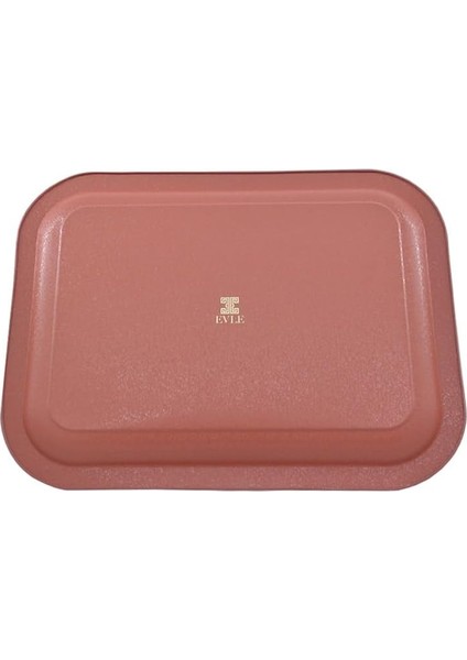 Alices Desenli Metal Tepsi - Çay Kahve Tepsisi - Sunum Tepsisi 23 cm x 31 cm (Tales Alices) fırsatları