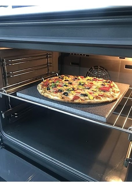 Bazalt Fırın Pişirme &amp; Pizza Taşı - Kare (30X30CM),FIRIN Taşı, Pizza Taşı, Mangal Taşı, Doğal Taş modelleri