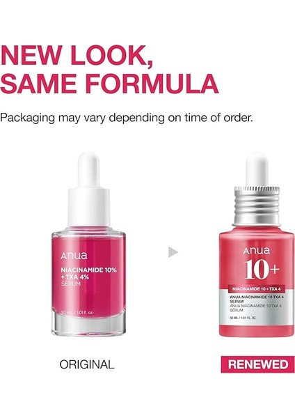 - Nıacınamıde 10% + Txa 4% Serum 30ML - Leke Karşıtı ve Cilt Tonu Eşitleyici Serum fiyatları