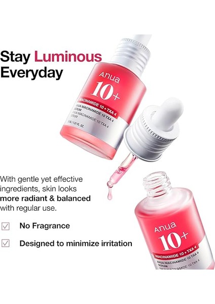 - Nıacınamıde 10% + Txa 4% Serum 30ML - Leke Karşıtı ve Cilt Tonu Eşitleyici Serum modelleri