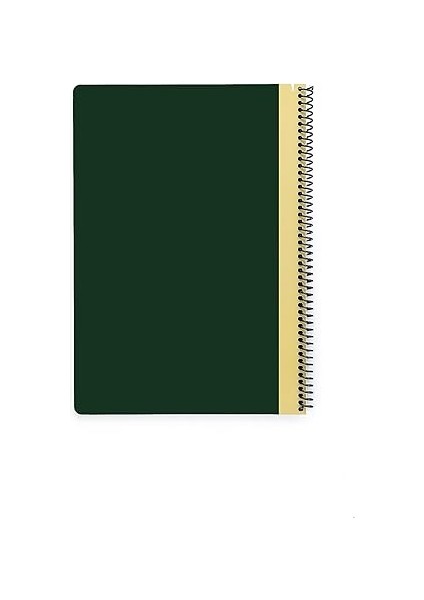 Pruva Ofis Serisi, A4 120 Yaprak Çizgili Karton Kapaklı Pet Spiralli Defter, Yeşil fiyatları