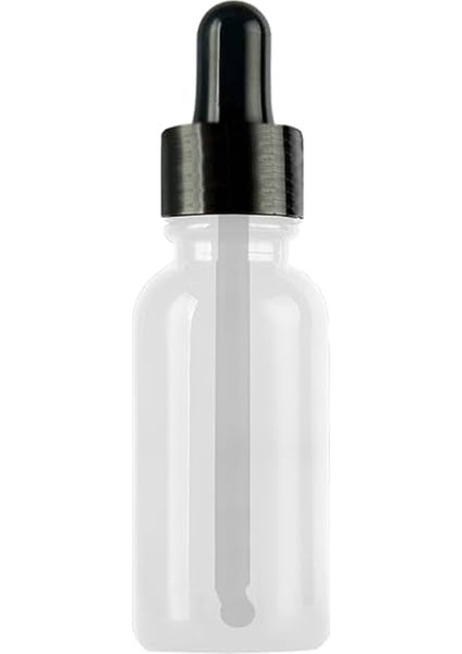 30 ml Metal Kapaklı Damlalık Dropper Şişesi Serum 30 cc Cam Şişe 6 Adet (Siyah Kapak, Şeffaf) fırsatları