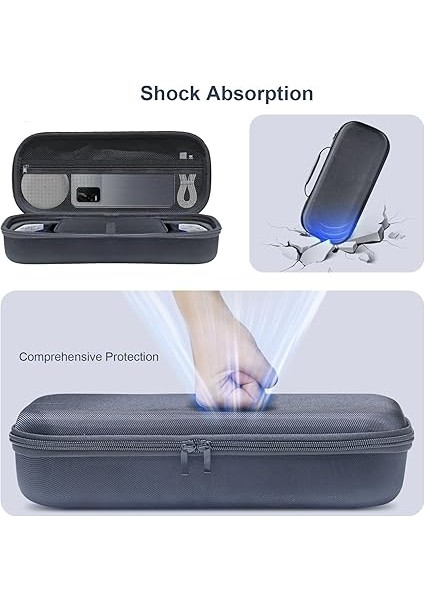 Hard Case For Sony Playstation Portal Gaming Console Storage Bag Travel Carring Case For Ps Portal Playstation Portal Remote Player, Black 31*12*8cm (B) modelleri