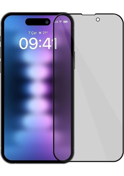 Labs iPhone 15 Pro Max ile Uyumlu 5d Privacy Hayalet Ekran Koruyucu fırsatları