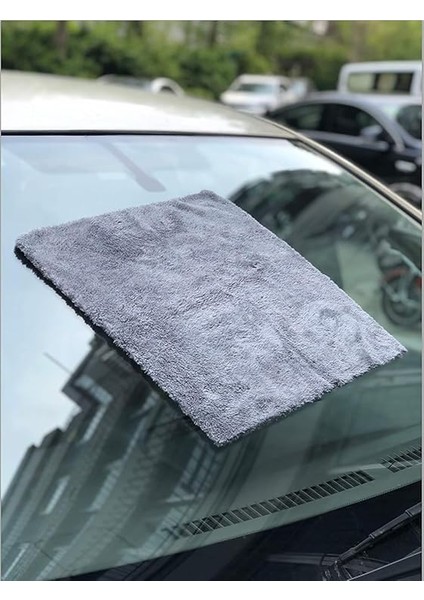 - Pasta Cila Wax Parlatma Havlusu, Mikrofiber Peluş Oto Araba Temizlik Cilalama Bezi, Kenarsız Lazer Kesim Araba Detaylandırma Havlu 40X40 cm - 2'li Paket (Gri) indirimleri