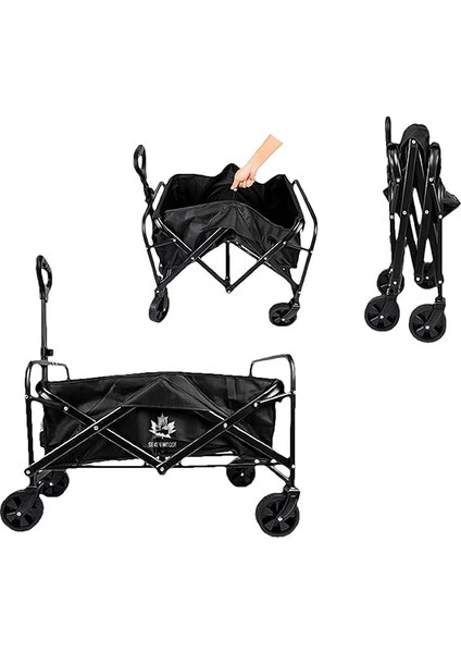 Sevenmoose Katlanır Taşıma Arabası Tekerlekli Taşınabilir Kamp Arabası fiyatları