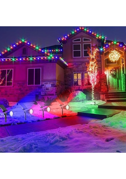 Güneş Enerjili Renk Değiştiren 7 Ledli Bahçe AYDINLATMA/GT-SL04 modelleri