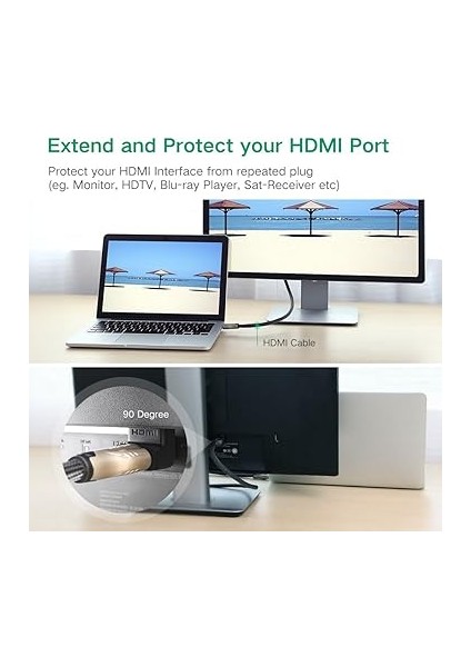 90 Derece HDMI To HDMI Dönüştürücü modelleri