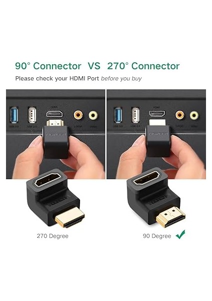 90 Derece HDMI To HDMI Dönüştürücü fırsatları