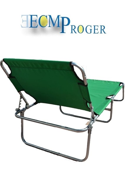 Proger Kademeli Katlanır Ayarlı Şezlong -Yeşil Yeşil fırsatları