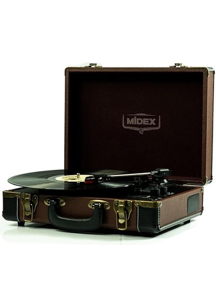 MTX101BN Nostaljik Retro Pikap Plak Çalar (Şarjlı Bluetooth Aux Hoparlörlü 3 Devir) Iğne Dahil fiyatları