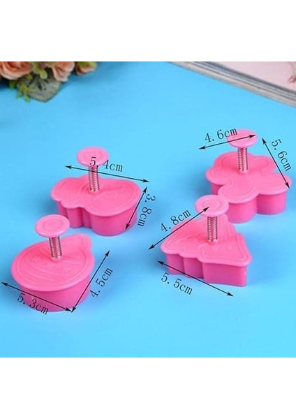 Şekilli Adam Çam Ağacı Basmalı Kurabiye Kalıbı Gingerbread Man Desenli Şeker Hamuru Kesici Aparat (Konsept 1, Krem-Turuncu) fırsatları