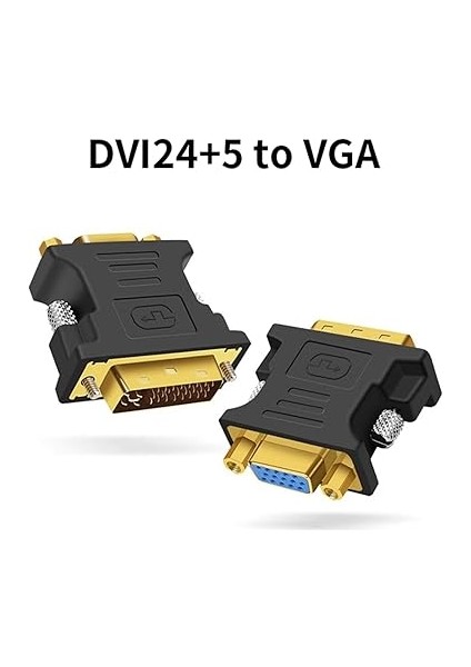 DVI 24+5 To VGA Dönüştürücü Çevirici Adaptör fırsatları