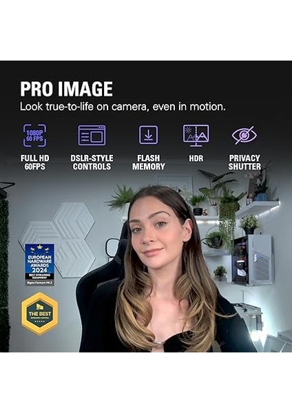 Facecam MK.2-1080P60 Full Hd Web Kamerası, Ultra Düşük Gecikmeli Akış, Pro Düşük Işık Performansı, Gerçeğe Uygun Renkler, Dslr Tarzı Uygulama Kontrolü, Hdr, Yakınlaştırma/takımlar Için, Pc/mac fiyatları