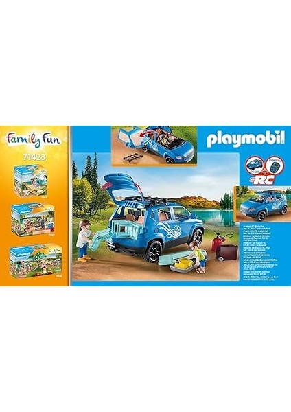 Family Fun 71423 Arabalı Karavan, Kamp, Doğada Çok Yönlü Kamp Eğlencesi, Kapsamlı Aksesuarlar, Tüm Ülke Çapında Ortak Aile Gezisi, 4 Yaş ve Üzeri Çocuklar Için Oyuncak indirimleri