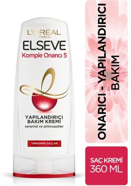 Parıs Elseve Komple Onarıcı 5 Yapılandırıcı Bakım Kremi 360 ml
