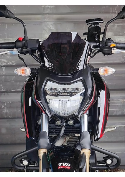 Apache Rtr 200 4V Uyumlu Spor Cam – Kısa Siperlik - 2023/2024 Model Yeni Kasa Uyumlu