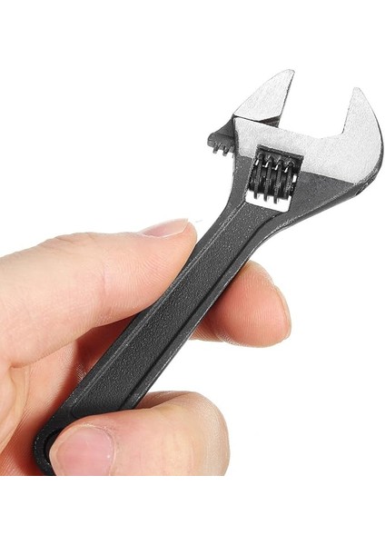 Metal Mini Ingiliz Anahtarı, Ayarlanabilir Somun Anahtarı, Açık Ağızlı Anahtar, Onarım Için Alet, 10,2 Cm, 100 mm