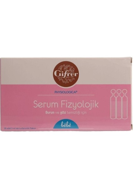 Serum Fizyolojik 5 ml 20 Flk