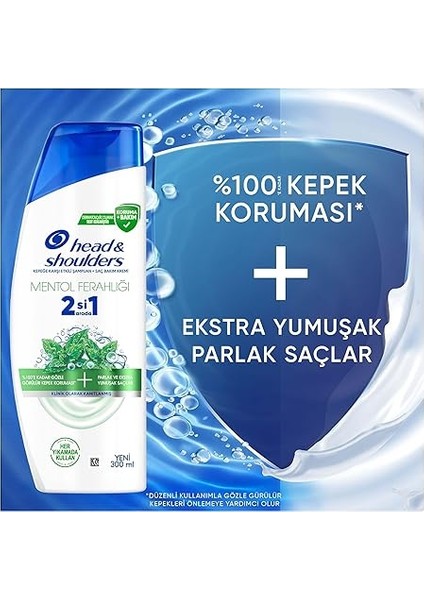 &amp; Shoulders Mentol Ferahlığı 2'si 1 Arada Kepeğe Karşı Etkili Şampuan 300ML modelleri