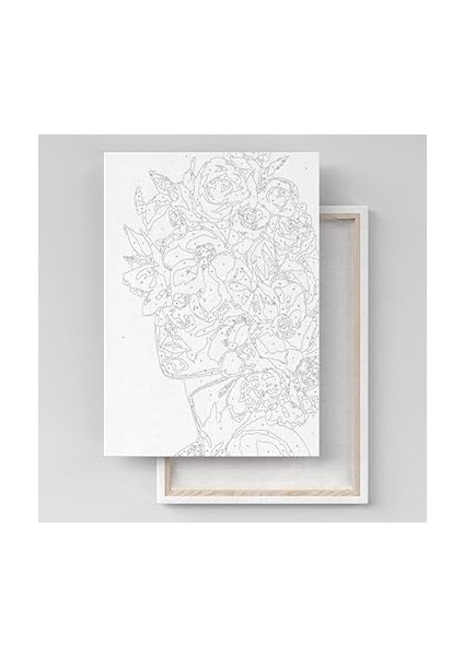 Hobi Sanat Sayılarla Boyama Tuval Seti Fırça Boya Dahil (Çıtalı) 40X50 cm - Avengers modelleri