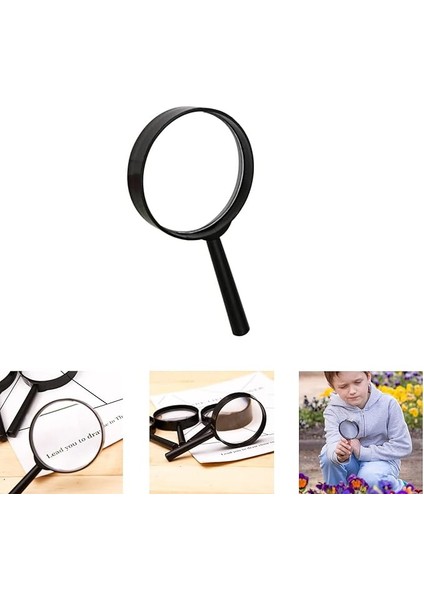 70 mm Çap 10X Büyütme El Tipi Büyüteç - AL4369
