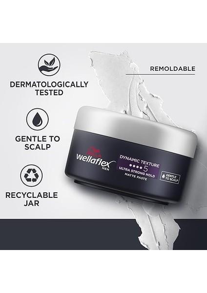 Wellaflex Men Mat Saç Şekillendirici Wax 75 Mililitre indirimleri