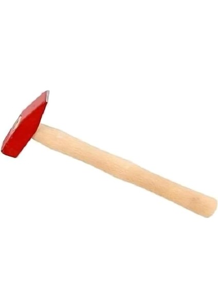 Saplı Çekiç Ahşap Sap Çekiç Kırmızı 200 Gram