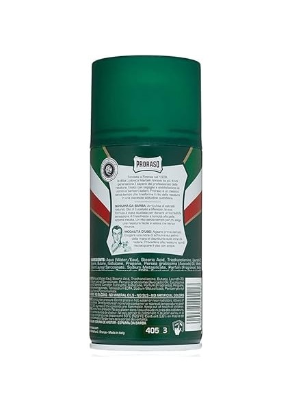 2019109 Tıraş Köpüğü, Okaliptüs Yağı ve Mentollü fiyatları