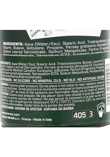 2019109 Tıraş Köpüğü, Okaliptüs Yağı ve Mentollü fırsatları