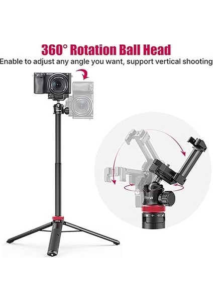 Ann Ulanzi Mt-44 Uzatılabilir Vlog Tripod Siyah modelleri