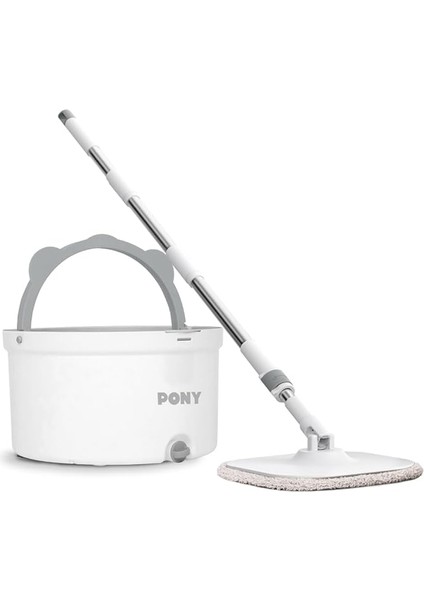 Beyaz Temiz &amp; Kirli Suyu Ayırma Özelliği Otomatik Temizlik Seti Mop Paspas