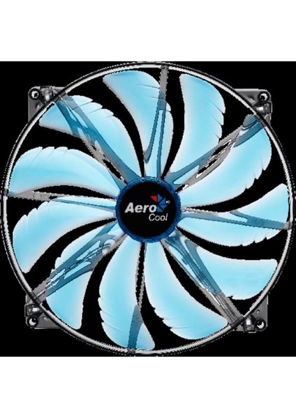 Silent Master 200 mm Mavi LED Fan