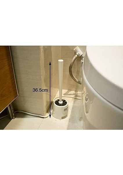 Tuvalet Fırçası, Polipropilen, Siyah, 35,6 x 10,9 x 10,4 cm indirimleri