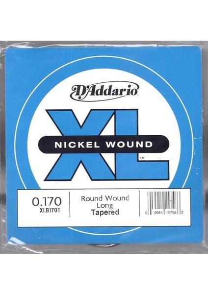 XLB170T Nickel Wound Bass Einzelsaite, Long Scale 170, Tapered