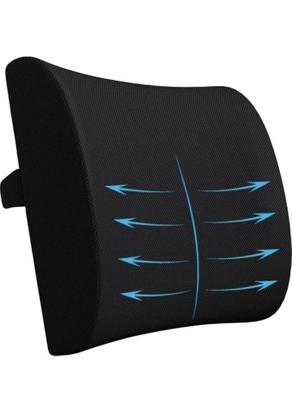 Visco Ortopedik Sandalye Bel Minderi Sırt Dayama Yastığı Visko Koltuk Bel Desteği fiyatları