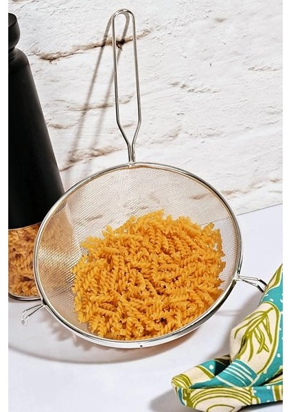 18 cm Metal Saplı Kalaylı Un - Süt - Şeker - Bakliyat Süzgeci fiyatları