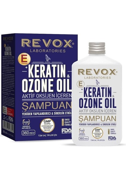 Keratin &amp; Ozone Şampuan 360 ml