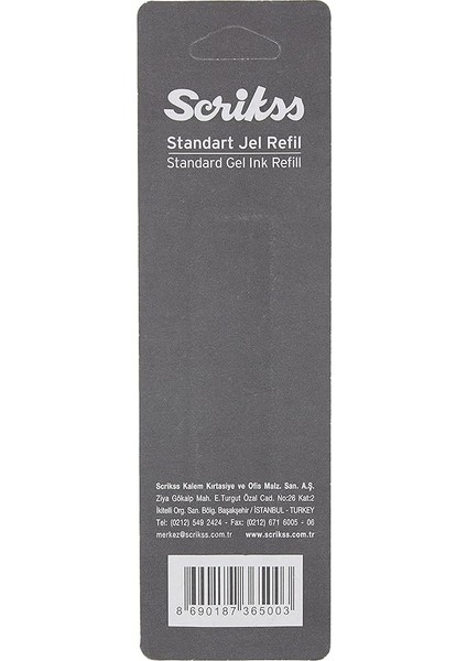 Jumbo Jel Tükenmez Refil 2'li Blister Siyah fiyatları