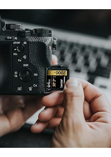 Professional 2000X Sd Kart 128 Gb, Sdxc Uhs-Iı Hafıza Kartı, 300 Mb/sn'ye Kadar Okuma, 260 Mb/sn Yazma, Sınıf 10, U3, V90 Sdxc Kart Dslr Için, Full-Hd Sinema Kalitesinde 8k Video Kameralar fırsatları