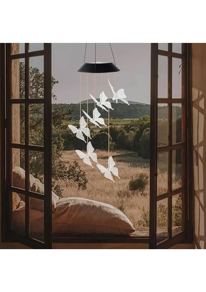 Güneş Enerjili Renk Geçişli Kristal Kelebek AYDINLATMA/GT-SL08 fırsatları