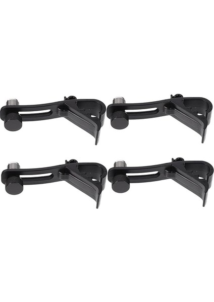 4ADET Geçirmez Davul Mikrofon Kelepçesi Taşınabilir ve Dayanıklı Mikrofon Standart Davul Setleri Için Uygun