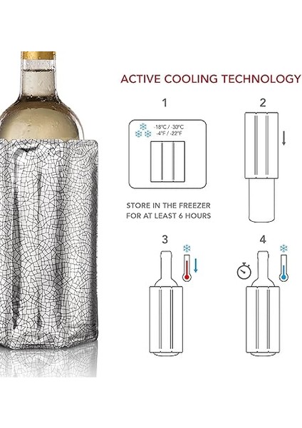 Vin 38803606 Aktif Soğutucu Motif Gümüş 0.7 - 1.0 Litre fırsatları