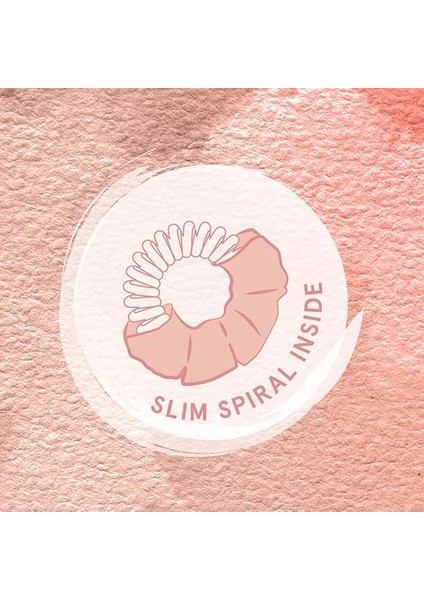 Slim Sprunchie 2li Saç Tokası - Altın ve Siyah Saten Kumaş fırsatları