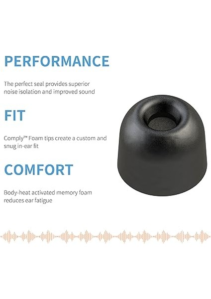 Foam Truegrip Pro Sony True Wireless Kulaklık Ucu (M) - 3 Çift modelleri